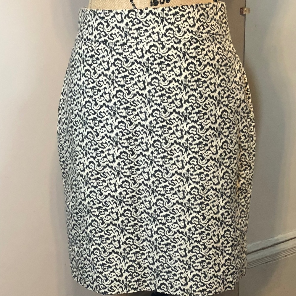 J Crew Cotton Stretch Pencil Skirt